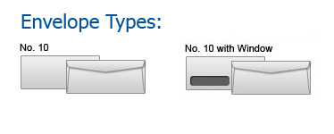 Security Envelopes 60LB Uncoated paper finish sample