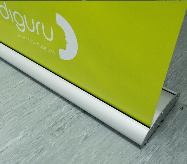 Premium Pull Up Banners 13oz Matte Vinyl paper finish sample