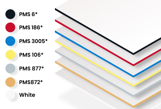 32pt Painted Edge Business Cards paper finish sample