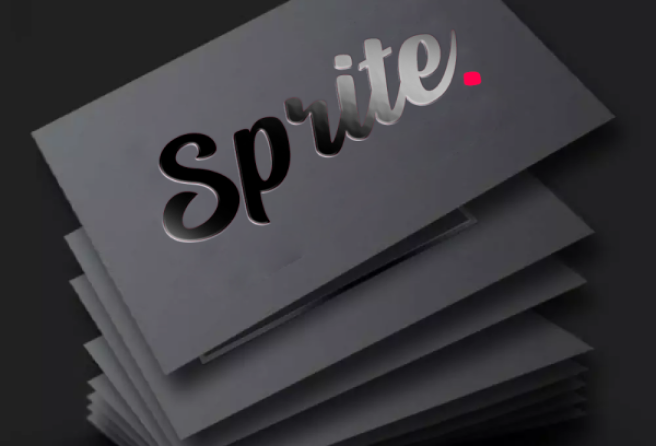 Business cards 18pt Matte Lam + SPOT UV paper finish sample