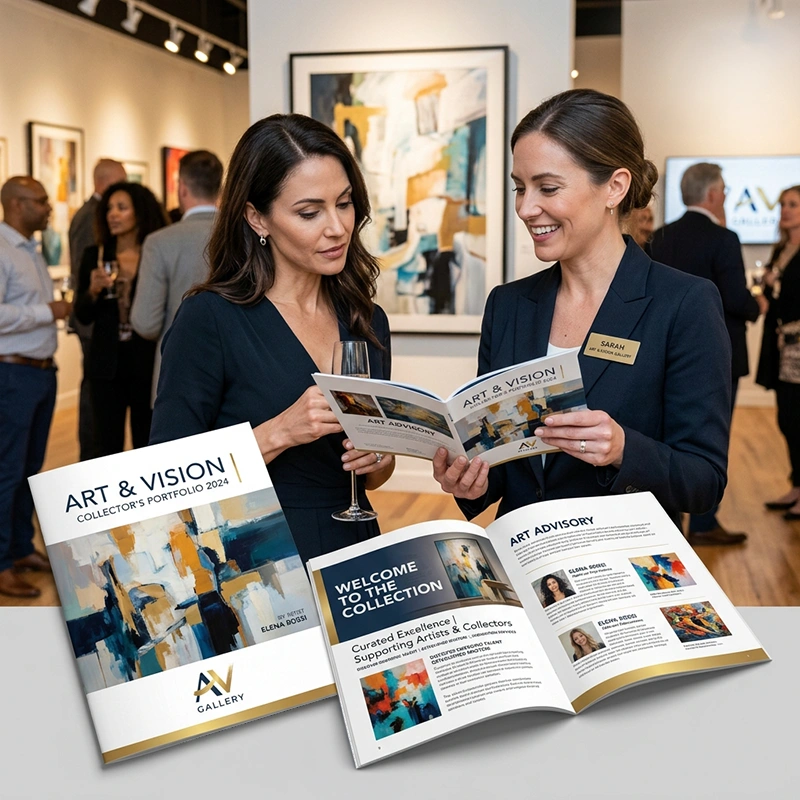 Booklets - Custom Print Mockup
